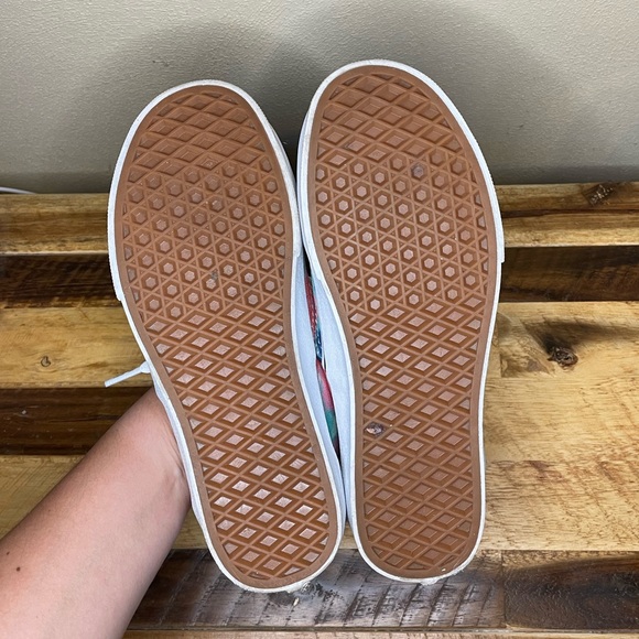 Vans Pink & Blue Tie Dye Authentic Multi & True White Women’s Canvas Shoes US 7 - Picture 10 of 11